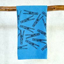 Load image into Gallery viewer, Kitchen towel - clothespin design
