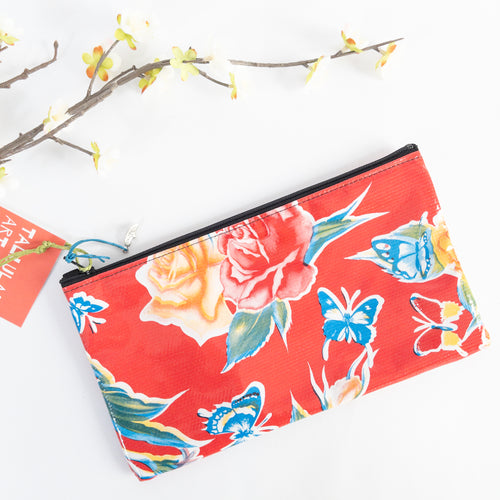 Oilcloth Zipper Pouch