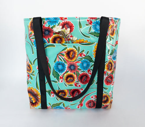 Oilcloth Market Tote / Mint