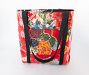 Oilcloth Market Tote / Red