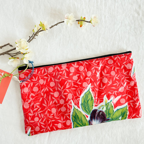 Oilcloth Zipper Pouch