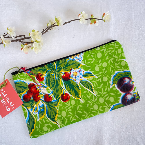 Oilcloth Zipper Pouch
