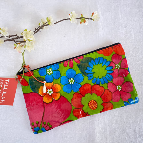Oilcloth Zipper Pouch
