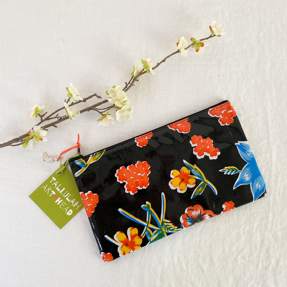 Oilcloth Zipper Pouch