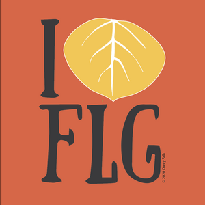 I Love Flagstaff sticker
