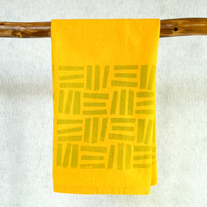 Kitchen towel - basketweave design