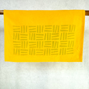 Kitchen towel - basketweave design