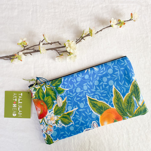 Oilcloth Zipper Pouch