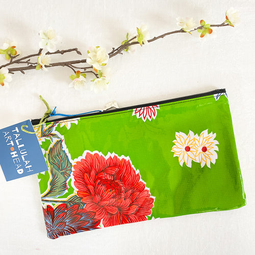 Oilcloth Zipper Pouch