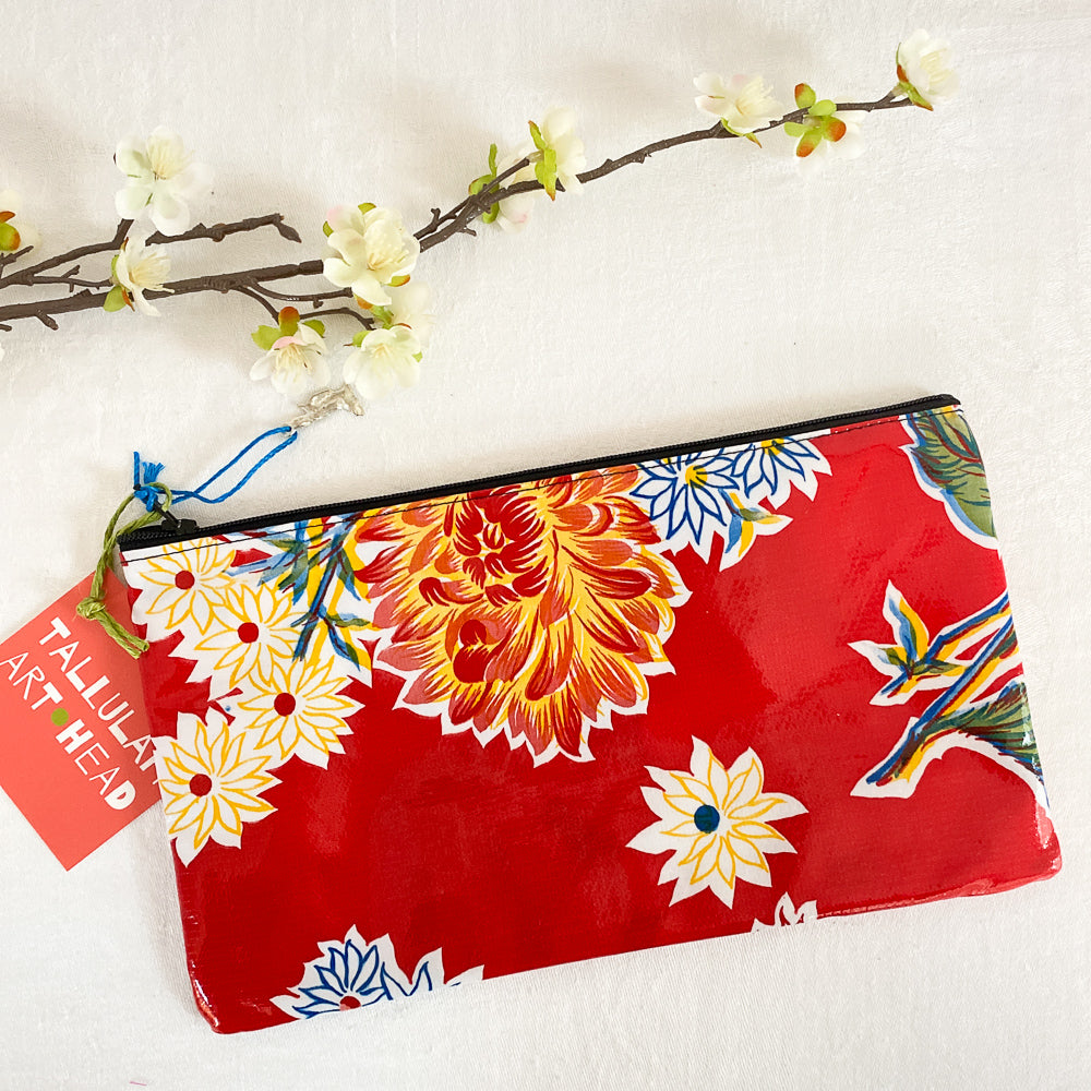 Oilcloth Zipper Pouch