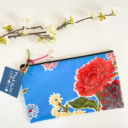 Oilcloth Zipper Pouch