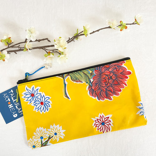 Oilcloth Zipper Pouch